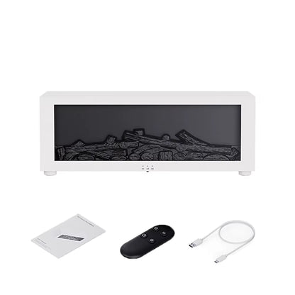 Fire Aroma Diffuser Fire Home Room Fragrance Humidifier with Night Light Diffuser Air Humidifier Essential Oil Diffuser