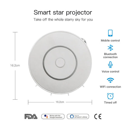 Galaxy Projector Light Tuya Smart Life Smart Star Projector APP Work with Alexa Google Home Colorful Starry Sky LED Night Light