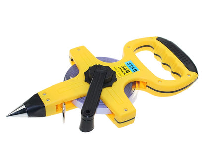 30M 100M Retractable Metric Tape Open Reel Long Steel Tape Measure Measuring Ruler Woodworking Tools Household Tools
