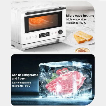 Food Vacuum Sealer Storage Saver Bags Vacuum Plastic Rolls 5 Size Bags for Kitchen Vacuum Sealer to Keep Food Fresh